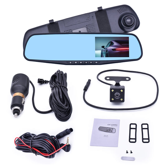 Dash Cam Rétroviseur HD (Avant/Arrière) : Protégez-vous et Filmez chaque Trajet !