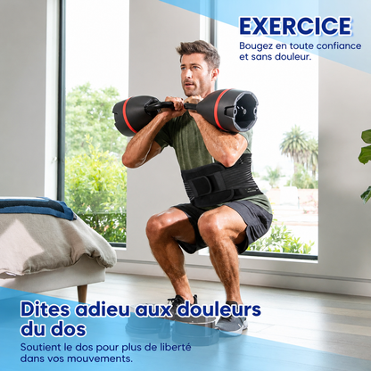 Ceinture lombaire pour soulager les douleurs lombaires – pour hommes et femmes.