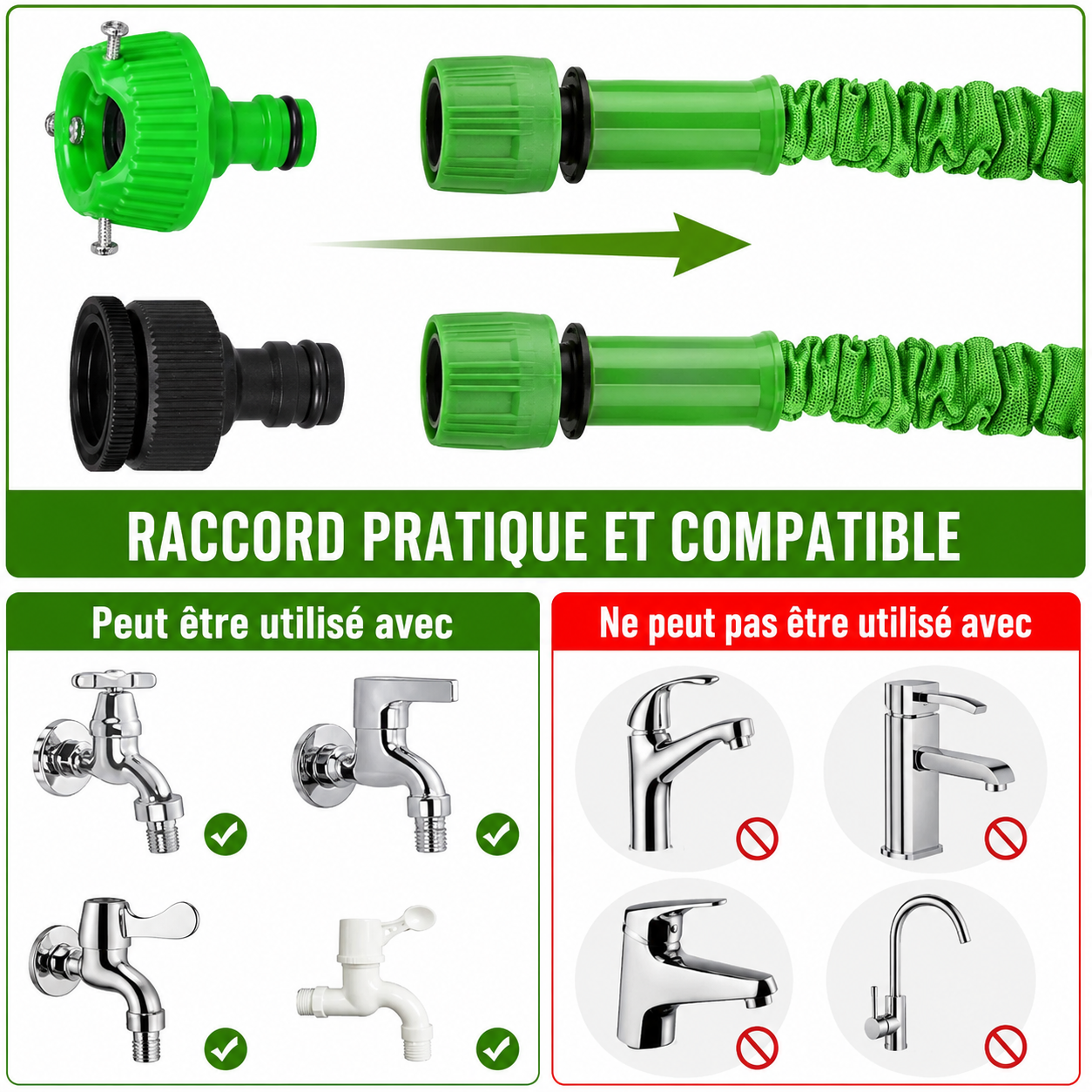 Tuyau d'Arrosage Extensible Premium